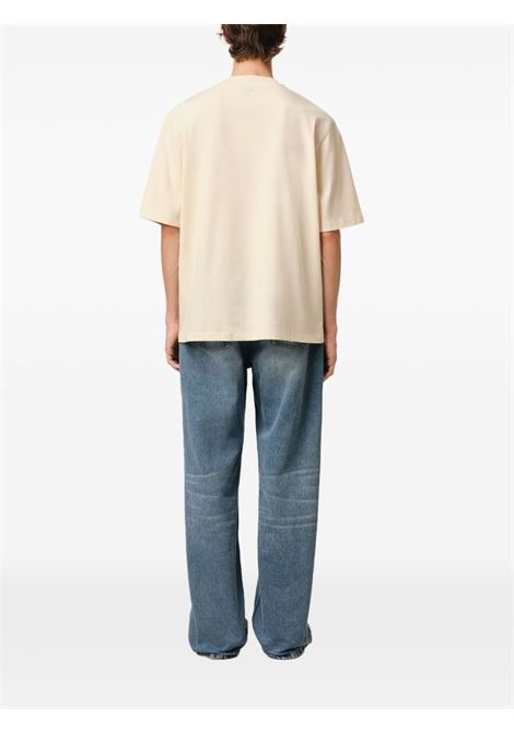 t-shirt ap patch unisex crema AMI PARIS | UTS075.726136